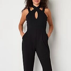 BOLD elements Black Halter Jumpsuit